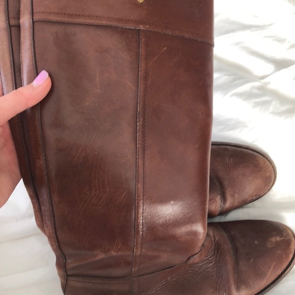 Tory Burch boots, size 7.5, soles have wear - Picture 5 of 6